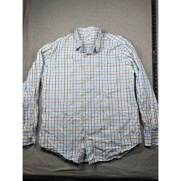 Peter Millar Weekender Wash Shirt Men Large  Long Sleeve Button Up - Picture 2 of 6